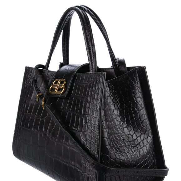 BALENCIAGA Embossed Sharp Tote Bag - Picture 3 of 5